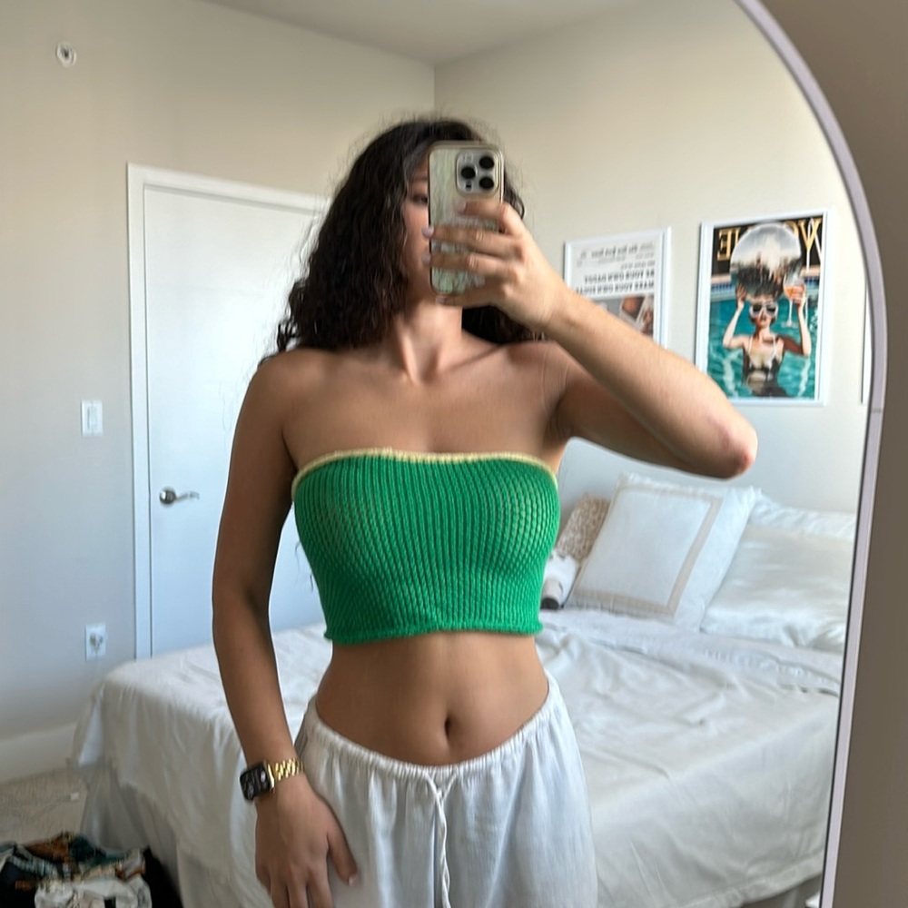 Crochet tube top